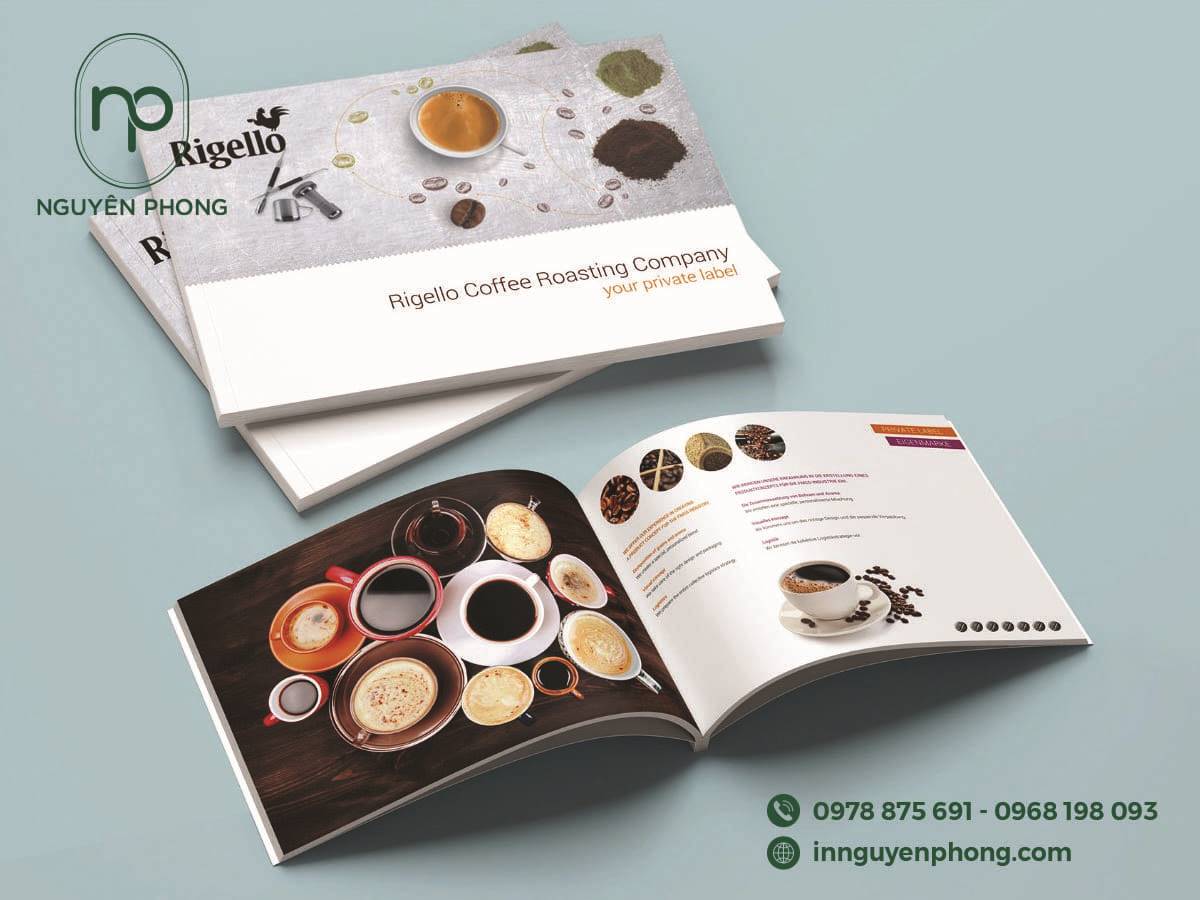 Mẫu catalogue cà phê đẹp